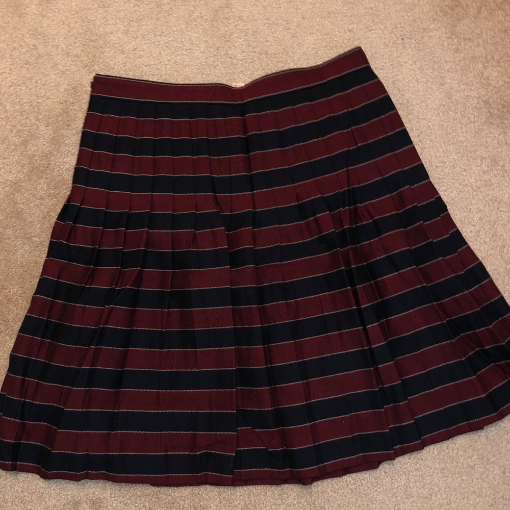 Brooks Brothers Red Fleece Skirt